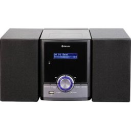 Denver MDA-285 Chaîne stéréo DAB+, FM, CD, Bluetooth, MP3, 2 x 5 W noir