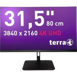 Moniteur LCD Terra 3295W CEE F (A - G) 80 cm 31.5 pouces 3840 x 2160 pixels 16:9 5 ms HDMI™, DisplayPort, prise casque, USB-C®, RJ45 IPS LCD