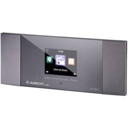 Albrecht DR 463+ Adaptateur pour radio Internet DAB+, radio internet, FM, WiFi avec télécommande, Spotify anthracite