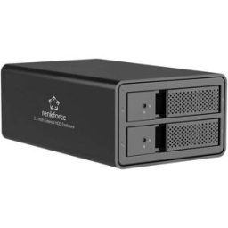 Renkforce RF-6647596 Boîtier pour disque dur 8,9 cm (3,5) 2 baie 3.5 pouces USB 3.0