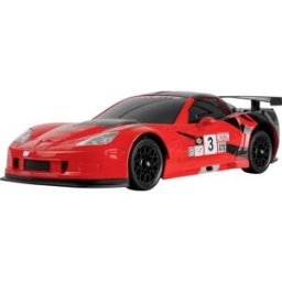 Amewi Corvette C6.R Drift Car rouge brushed 1:18 Auto RC électrique Drift 4 roues motrices (4WD) prêt à voler (RtF) 2,4 GHz avec accu et câble de charge, kit