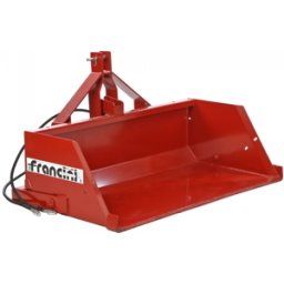 Francini PR 150 - Godet arrière hydraulique pour tracteur - de 150 cm - Capacité de charge 500Kg