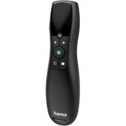 Hama radio Télécommande de présentation sans fil avec pointeur laser, Ecran intégré