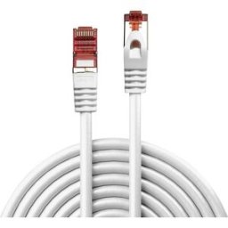 LINDY 47385 RJ45 Câble réseau, câble patch CAT 6 S/FTP 3.00 m blanc 1 pc(s)
