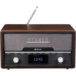 Denver MDA-525DW DARK WOOD Radio de table DAB+, FM bois marron (satiné)