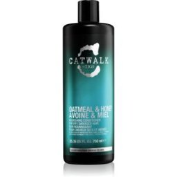 TIGI Catwalk Oatmeal & Honey après-shampoing nourrissant pour cheveux secs et abîmés 750 ml