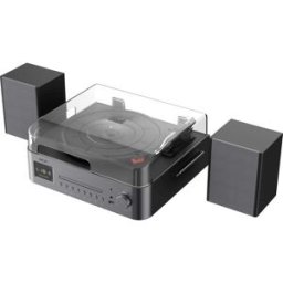 Reflexion Tuner Hi-Fi pour radio Internet noir, marron DAB+, Lecteur CD, Bluetooth®, avec enceintes