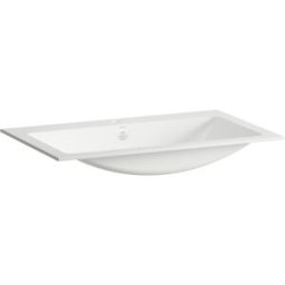 Lavabo encastré Laufen CLASSICS H517CL40001041 800 x 500 x 120 mm, avec plage de robinetterie, un trou de robinetterie, avec trop-plein, blanc