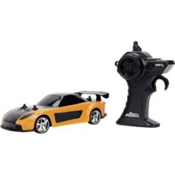 JADA TOYS 9336313314R00 Fast&Furious; RC Drift Mazda RX-7 1:24 Véhicule RC débutant électrique Voiture de sport