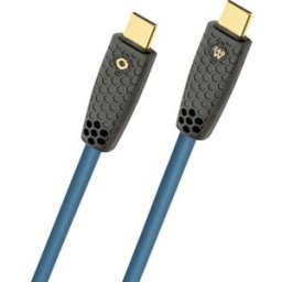 Oehlbach Câble USB-C USB-C® mâle 0.5 m pétrole blindage par tresse, contacts dorés D1C9565