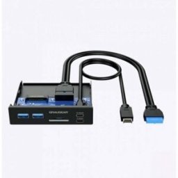 GrauGear G-MP01CR Hub USB 6 ports USB-A, USB-C®, SD, microSD USB 3.0 5 GBit/s noir G-MP01CR