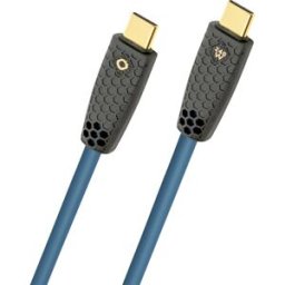 Oehlbach Câble USB-C USB-C® mâle 2 m pétrole blindage par tresse, gaine TPE D1C9577
