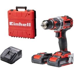 Einhell Professional TP-CD 18/50 Li-i BL (2x2,0Ah) 2 vitesses-Perceuse-visseuse à percussion sans fil + chargeur, + 2 batteries