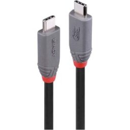 LINDY Câble USB-C USB4™ USB-C® mâle 0.80 m noir 36956