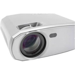 Technaxx Projecteur TX-177 LCD 1500 Lumen ANSI 1920 x 1080 Full HD 2 entrées VGA, Full HD, haut-parleur intégré, Mini vidéo-projecteur, avec télécommande,