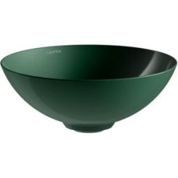 Vasque Laufen CHARACTERS H512CA10141121 300 x 300 x 118 mm, sans plage de robinetterie, sans perçage pour robinetterie, sans trop-plein, coloris : Vert foncé