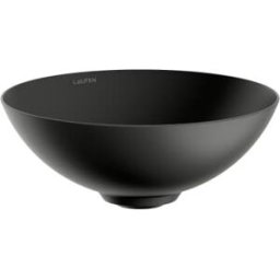 Vasque Laufen CHARACTERS H512CA17161121 300 x 300 x 118 mm, sans plage de robinetterie, sans perçage pour robinetterie, sans trop-plein, coloris : noir mat