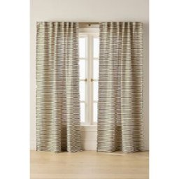 Rideau en mélange de lin de luxe taille: 50 x 84 chez Anthropologie