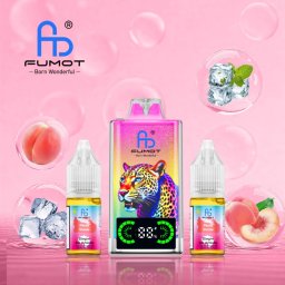 Fumot Leopard 40k Puffs Summer Peach Ice 2% Nicotine (100% légale)