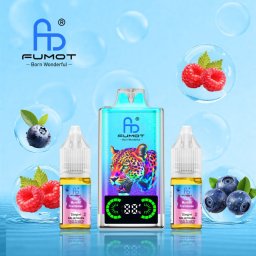 Fumot Leopard 40k Puffs Blueberry Raspberry 2% Nicotine (100% légale)