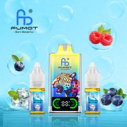 Fumot Leopard 40k Puffs Blue Razz Ice 2% Nicotine (100% légale)