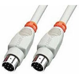 LINDY série Câble de raccordement [1x Mini DIN mâle - 1x Mini DIN mâle] 2.00 m gris