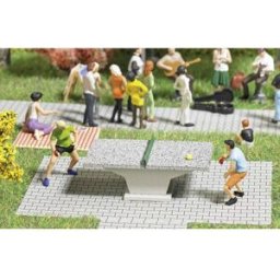 Busch Action-Set 7843 SET daction de tennis de table H0 modèle fini