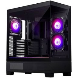 Tour midi Phanteks Phanteks XT View Tempered Glass Windows, D-RGB - schwarz Boîtier gaming, Boîtier, Boîtier PC noir