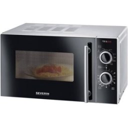Severin MW 7771 Micro-ondes noir,argent 700 W fonction grill, fonction minuteur