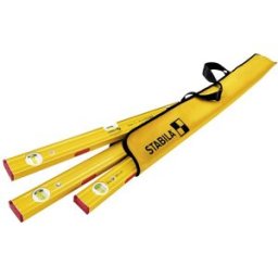 Stabila PRO SET 80 ASM 19716 Set de niveaux à bulle 30 cm, 60 cm, 120 cm 0.5 mm/m