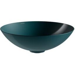 Vasque Laufen CHARACTERS H512CA50111121 450 x 450 x 149 mm, sans plage de robinetterie, sans perçage pour robinetterie, sans trop-plein, coloris : Indigo foncé