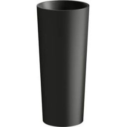 Lavabo sur pied Laufen SCOPIO H511CO47161121 400 x 425 x 900 mm, sans plage de robinetterie, sans perçage pour robinetterie, sans trop-plein, noir mat