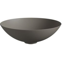 Vasque Laufen CHARACTERS H512CA57071121 450x450x149 mm, sans plage de robinetterie, sans perçage pour robinetterie, sans trop-plein, coloris : Gravel mat