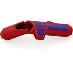 Knipex 16 95 02 SB ErgoStrip Dénudeur de câble adapté pour câbles ronds, câbles pour pièces humides, câbles de données, câbles coaxiaux 4.8 à 13 mm 0.2 à 4 mm²