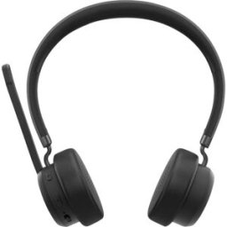 IBM 4XD1Q30302 Micro-casque supra-auriculaire Bluetooth Stereo noir Suppression du bruit du microphone micro-casque, mise en sourdine du microphone, volume