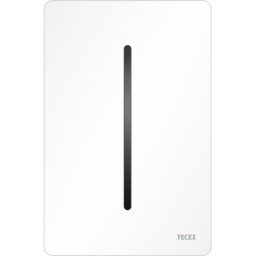 Couvercle de capteur solide TECE TECEfilo 9242073 pour système de chasse d'eau électronique, blanc mat