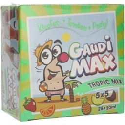 Gaudimax Shots Gaudi-Max TROPIC MIX 16,6% Vol. 25x0,02l