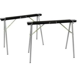 HBM Set de 2 tréteaux - 99,5 x 38 x 78 cm