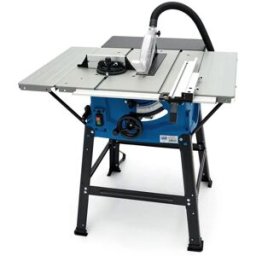 HBM Table de scie circulaire 250 mm avec 2 tablettes latérales 2000 Watt