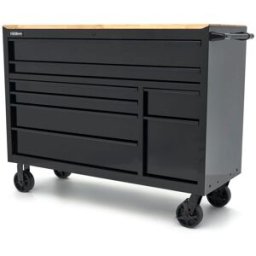 HBM Chariot à outils, 8 tiroirs, 142 cm, noir