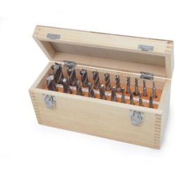 HBM Jeu de fraises 20 pièces HSS - 8% Cobalt