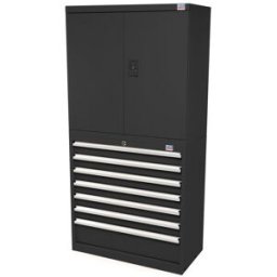 HBM profi armoire combinée noir