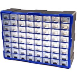 Armoire à tiroirs HBM 64 tiroirs, rangement pour atelier