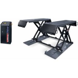 Pont de nettoyage de voiture électrique Weber Professional de 3 tonnes, pont de nettoyage, pont à ciseaux - 230 Volt Gris