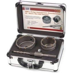 HBM Ensemble de 2 scies cloches 60 - 80mm avec enregistrement SDS