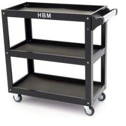 HBM Porte-outils universel à 3 étages sur roues