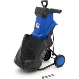 HBM Broyeur électrique 2500W - Broyeur de jardin / broyeur à bois pour branches de 40 mm et 2 inclus