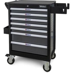 Chariot à outils entièrement équipé Weber 7 tiroirs, 300 pièces