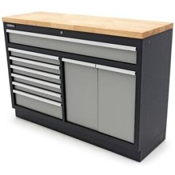 HBM 9 tiroirs 136 cm. Armoire à outils professionnelle, établi pour équipement d'atelier