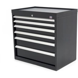 HBM Armoire à outils professionnelle à 8 tiroirs 72 x 58 x 100 cm noire